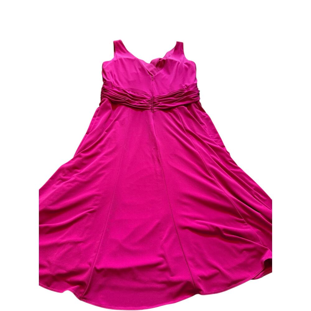 Alfred Angelo Fuchsia Cocktail Dress - Size 18 - Picture 11 of 14